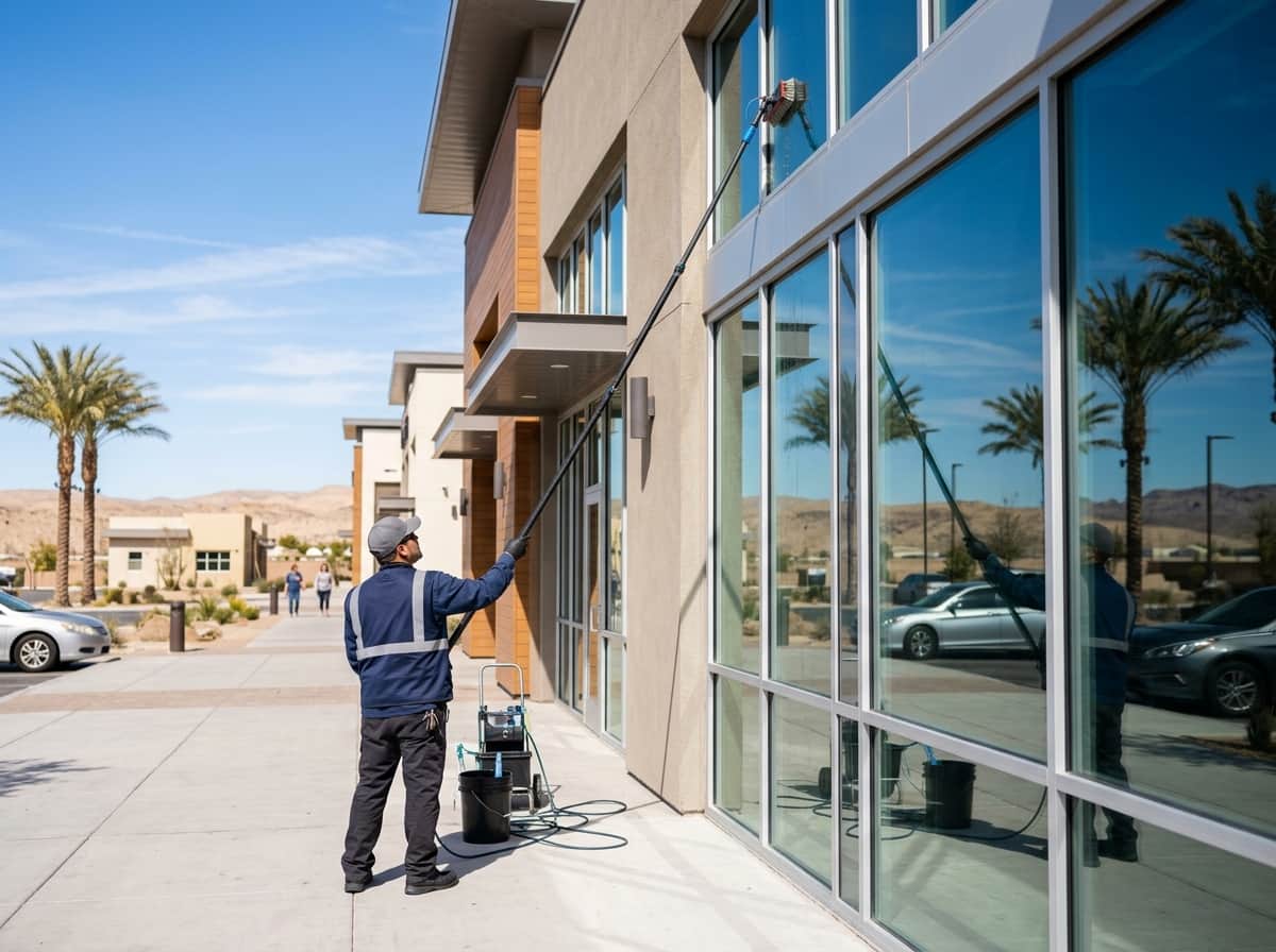 Commercial window cleaning